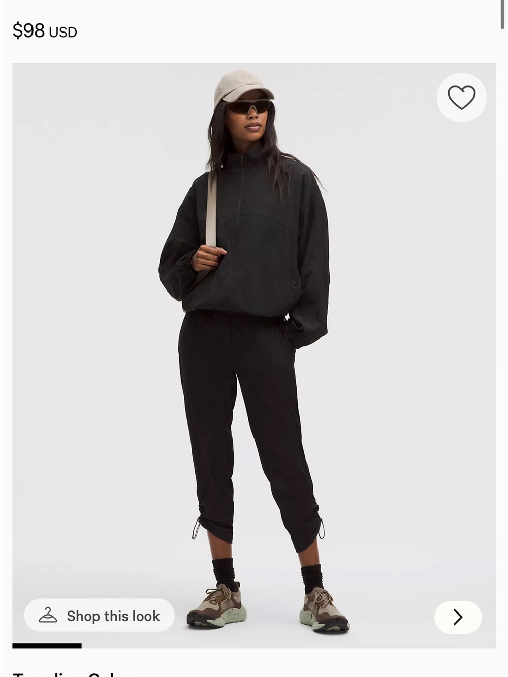 Lululemon Dance Studio Mid Rise Cropped - Black